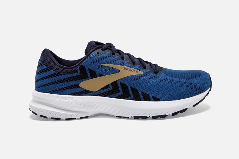 Brooks Launch 6 Men's Road Running Shoes - Blue (41532-GHNZ)